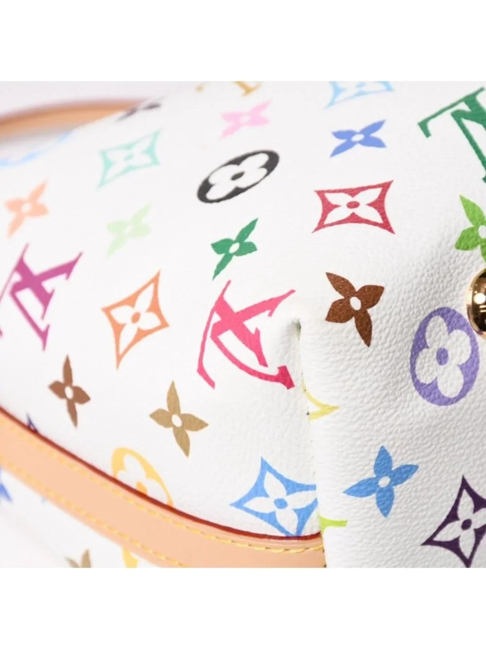 Louis Vuitton LV TM Carryall PM Shoulder Bag Monogram Multicolor Takashi
